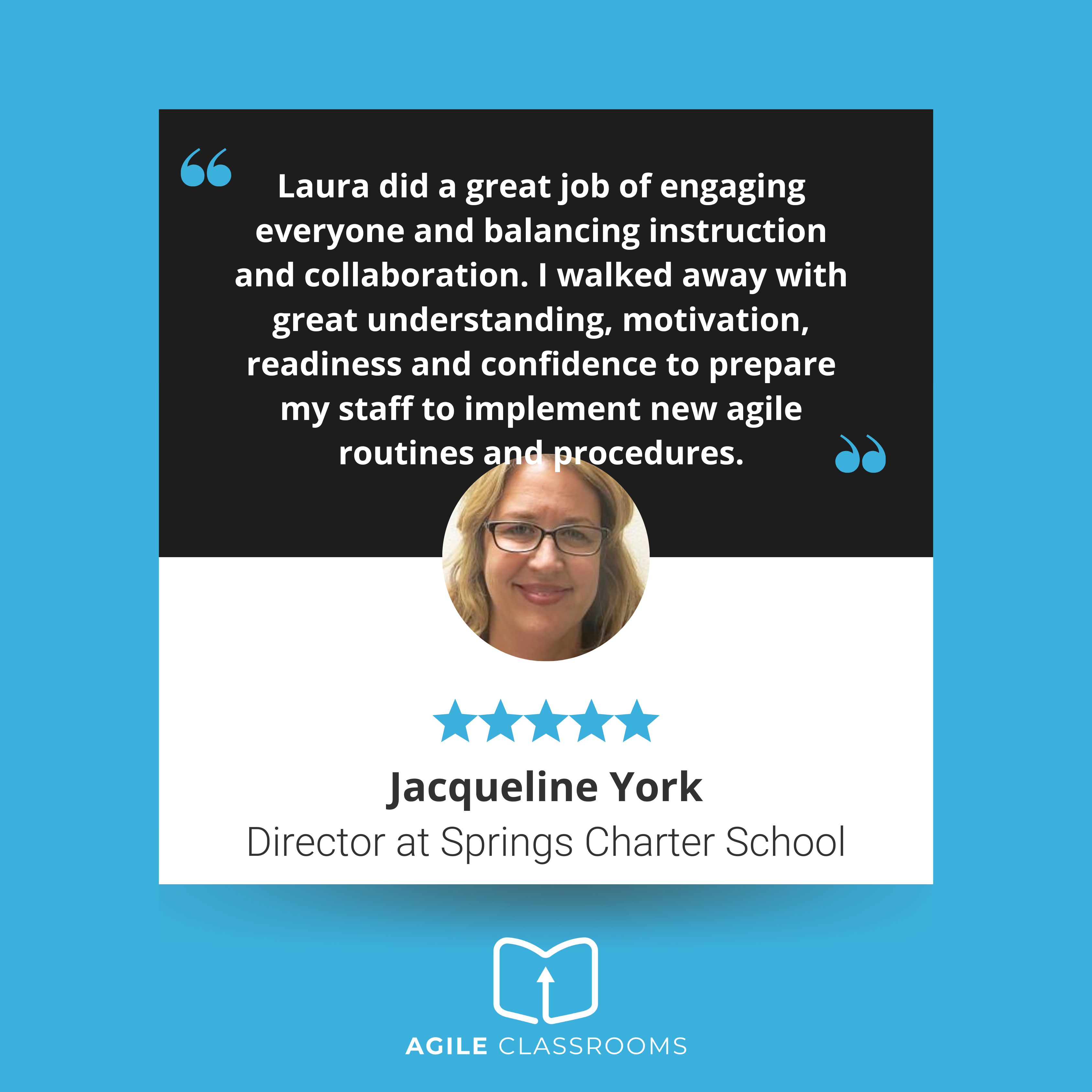 Educator testimonial 2 about the Agile Classrooms Certified Teacher course