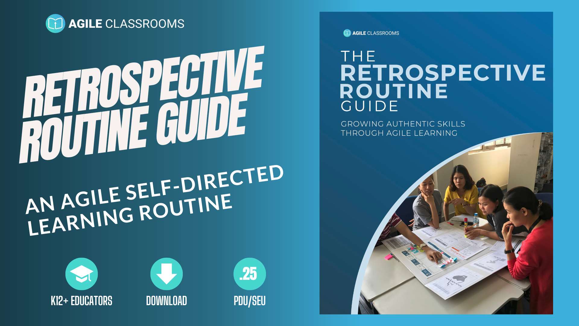 Blog cover for Student Retrospective Guides for K-12 educators.